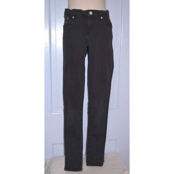 Levi's Black 710 Super Skinny Jeans size 14R - Picture 2 of 5
